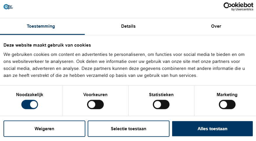 cookiebanner om je website avg compliant te houden